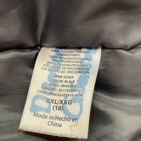 Swiss Tech Jacket Boys XXL/18 Black and Gray Hooded - Picture 4 of 7